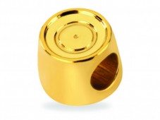 United Kingdom : Gold Mini Rolo Charm Ireland, UK