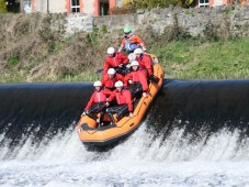 Rafting experience on the river Liffey