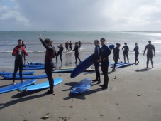 One Surf Lesson with Accommodation