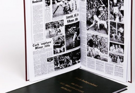 Framed Newspapers and Books