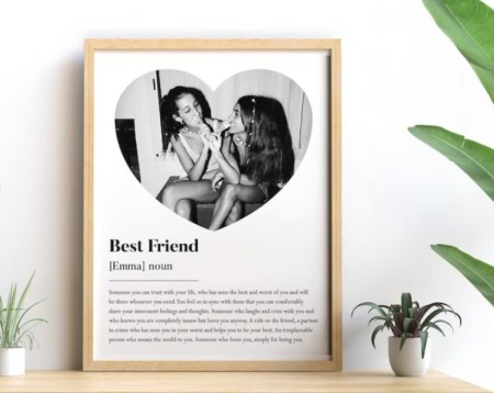 Best Friend Personalised Print