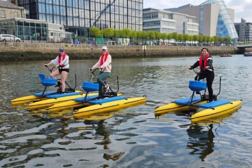 Dublin River Liffey Hydrobike Session