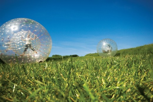 Harnessed Zorbing and Hydro Zorbing