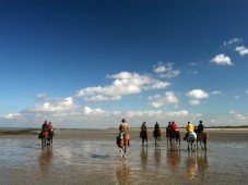 Horse Riding on a Beach for two