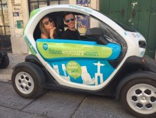 Free Ride Tour Lisbon in an Funny E-Car with GPS Guide for 2 (6 hours)