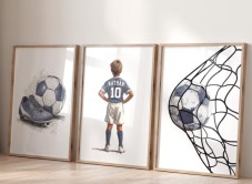 Personalised Football Wall Art