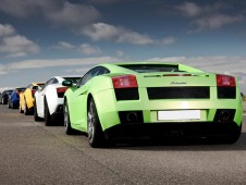 Double Supercar Thrill with High Speed Passenger Ride