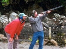 Enjoy a day of  clay pigeon shooting.