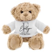 Personalised Initials Teddy Bear